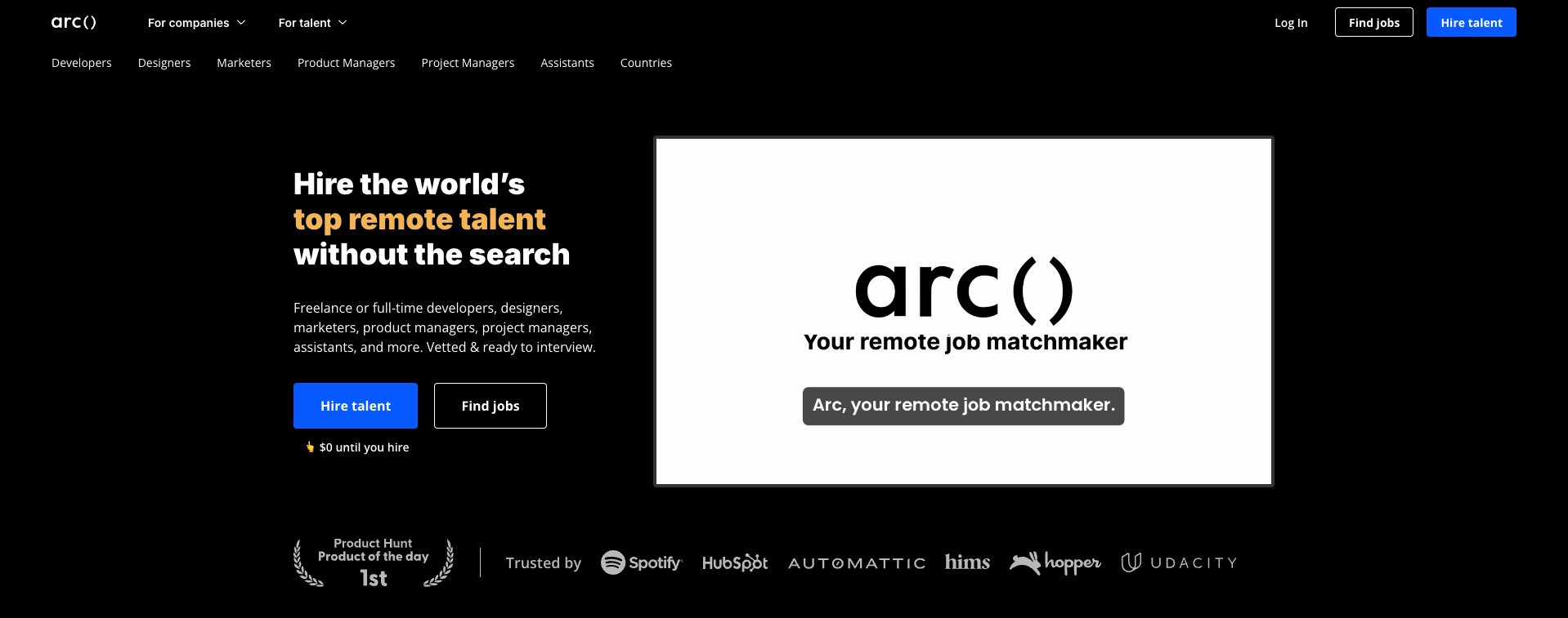Arc: The best Fiverr alternative for affordability, freelancer quality, and cost-effectiveness